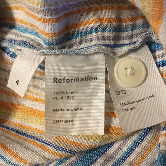 Reformation Tahiti Linen Pants - Picture 4 of 4